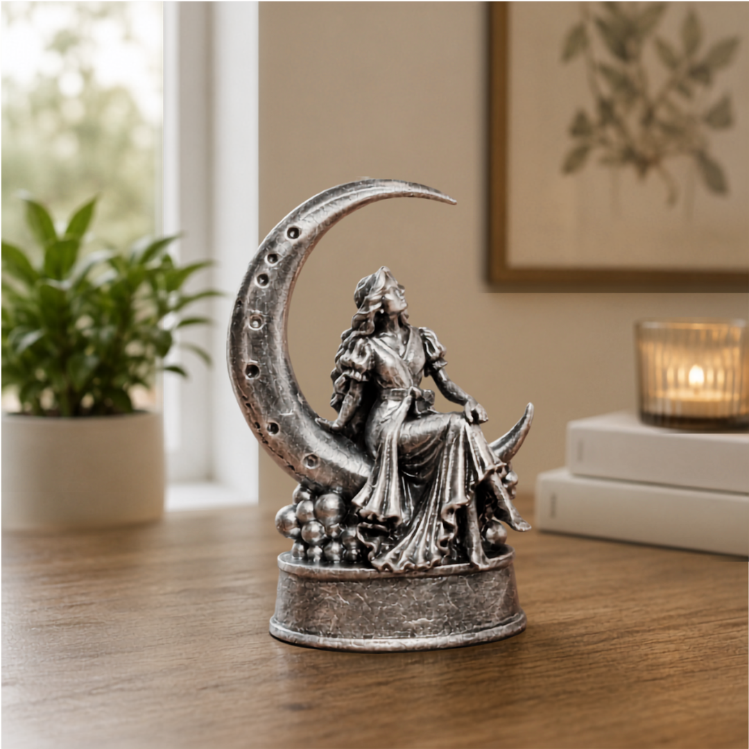 Luna Reverie – Premium Moon Goddess Sculpture