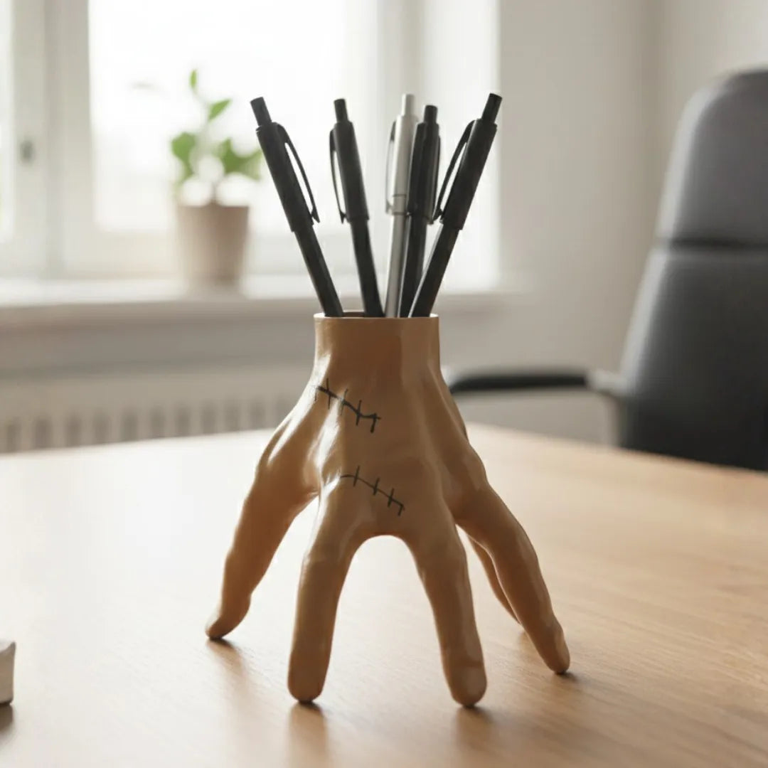 The Artisan Hand – Sculptural Desk Organizer