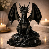 Obsidian Draconis – Luxury Dragon Sculpture