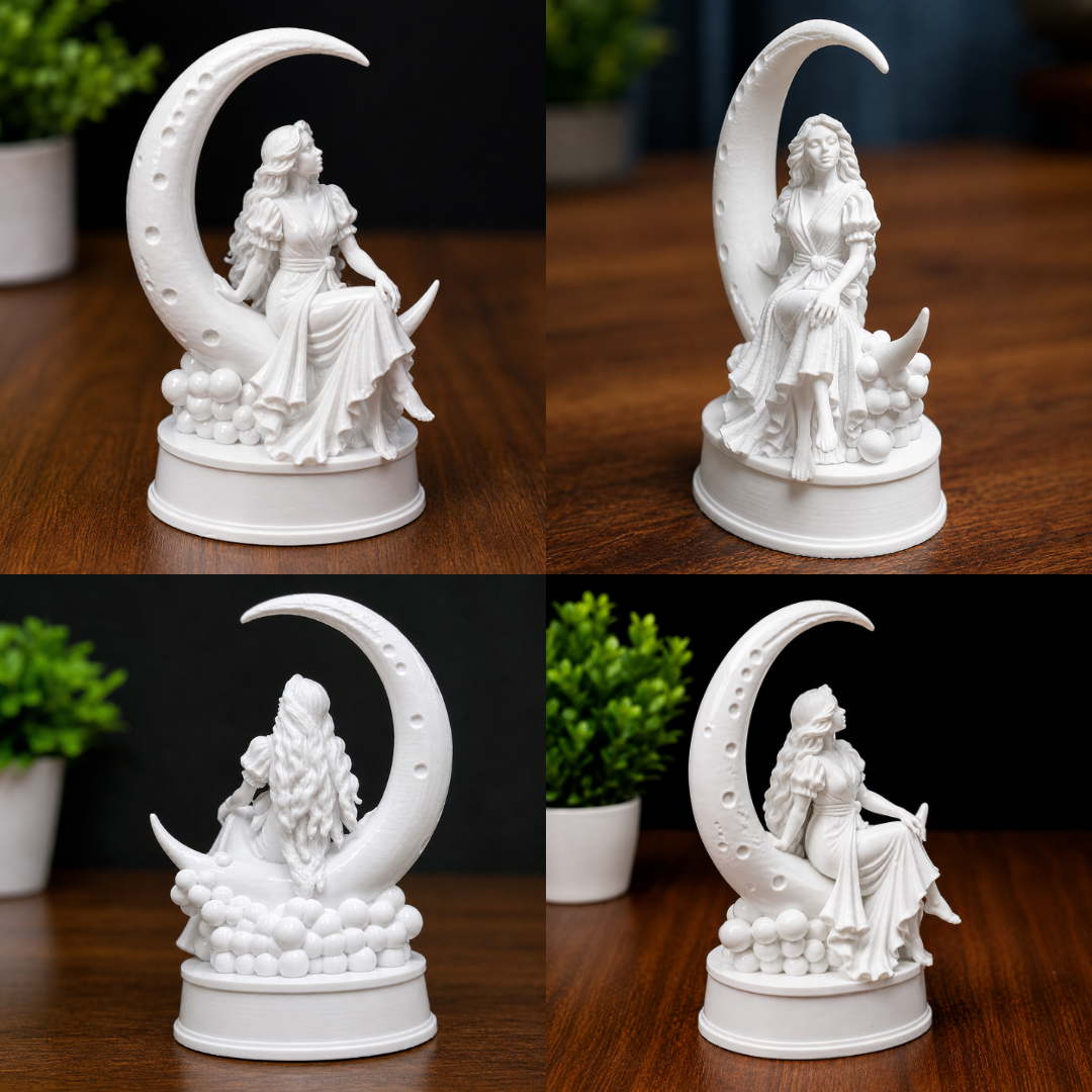 Luna Reverie – Premium Moon Goddess Sculpture