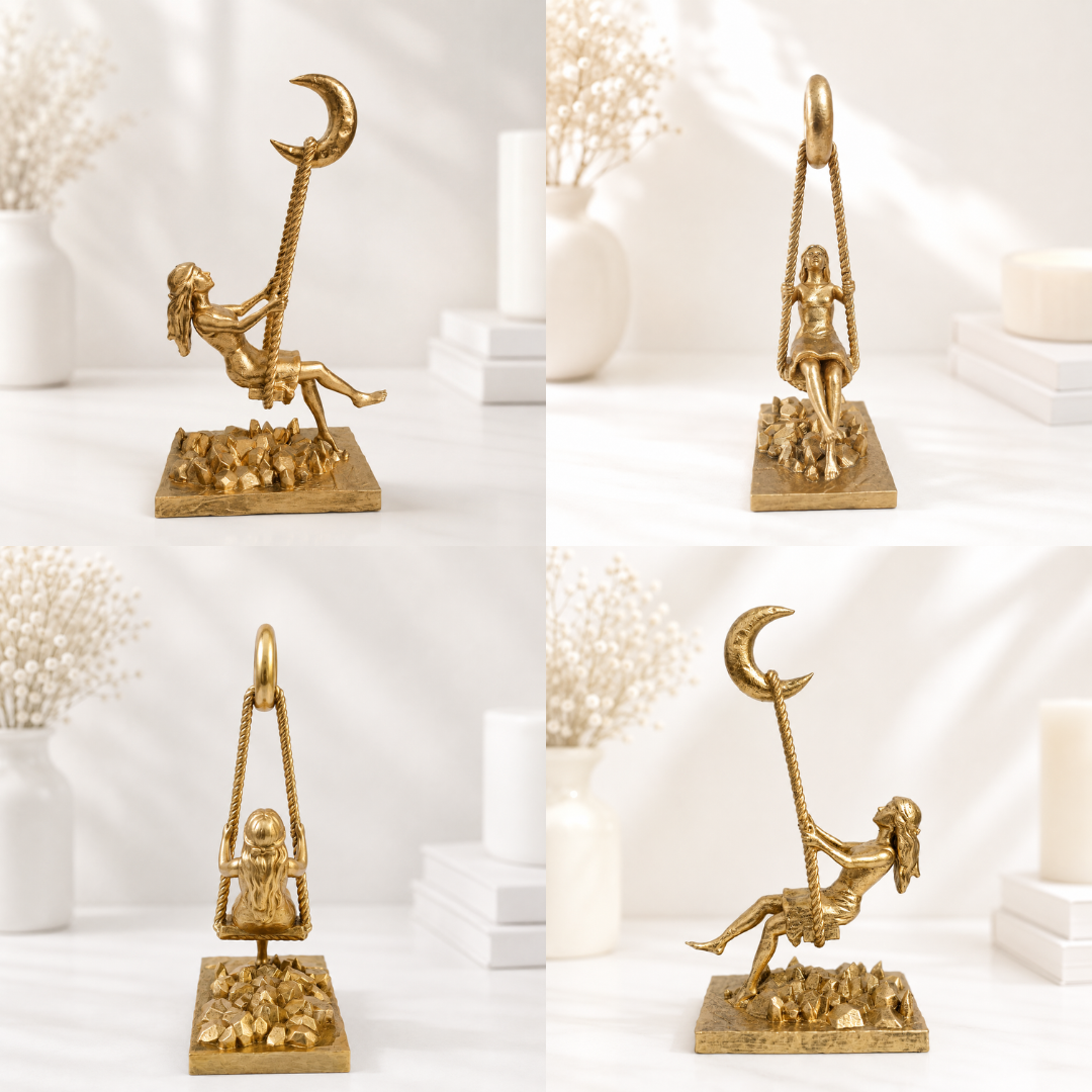 Bronze Luna Swing Moon Girl – Limited Edition