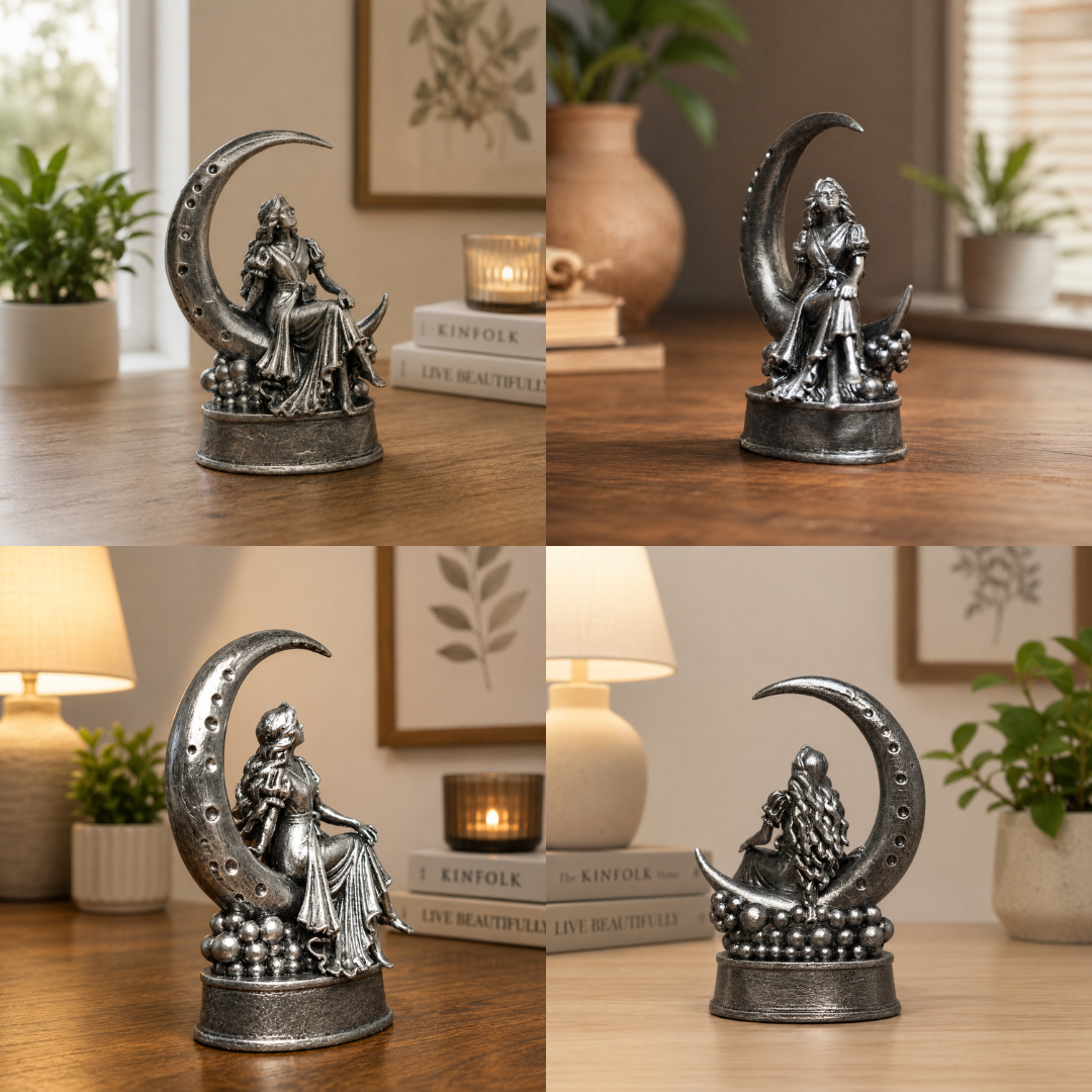 Luna Reverie – Premium Moon Goddess | Silver Edition