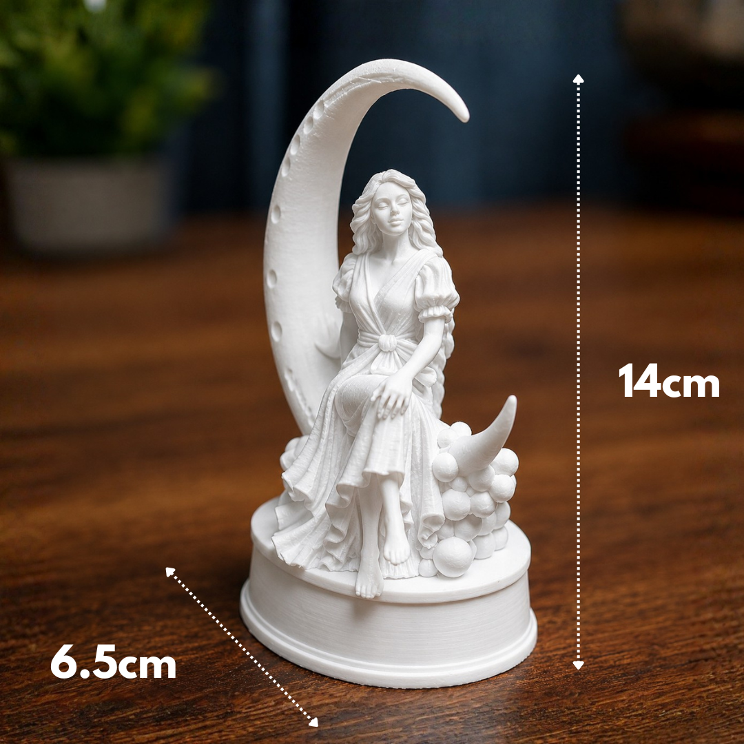 Luna Reverie – Premium Moon Goddess Sculpture
