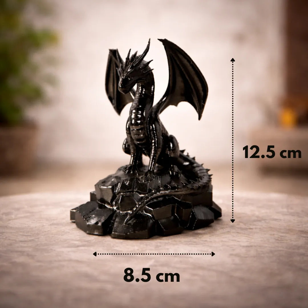 Obsidian Draconis – Luxury Dragon Sculpture