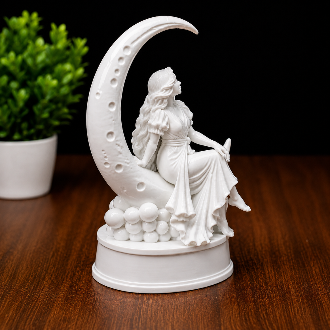 Luna Reverie – Premium Moon Goddess Sculpture