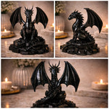 Obsidian Draconis – Luxury Dragon Sculpture