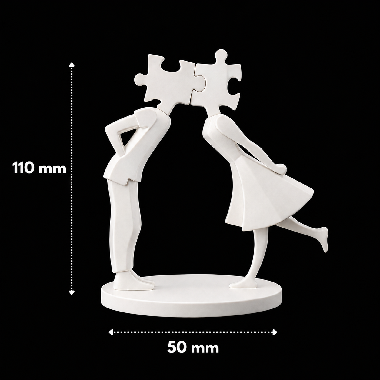 Perfect Fit – The Missing Piece Couple Sculpture
