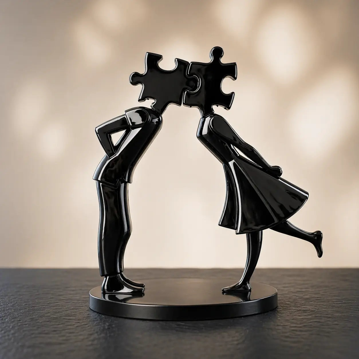 Perfect Fit – The Missing Piece Couple Sculpture