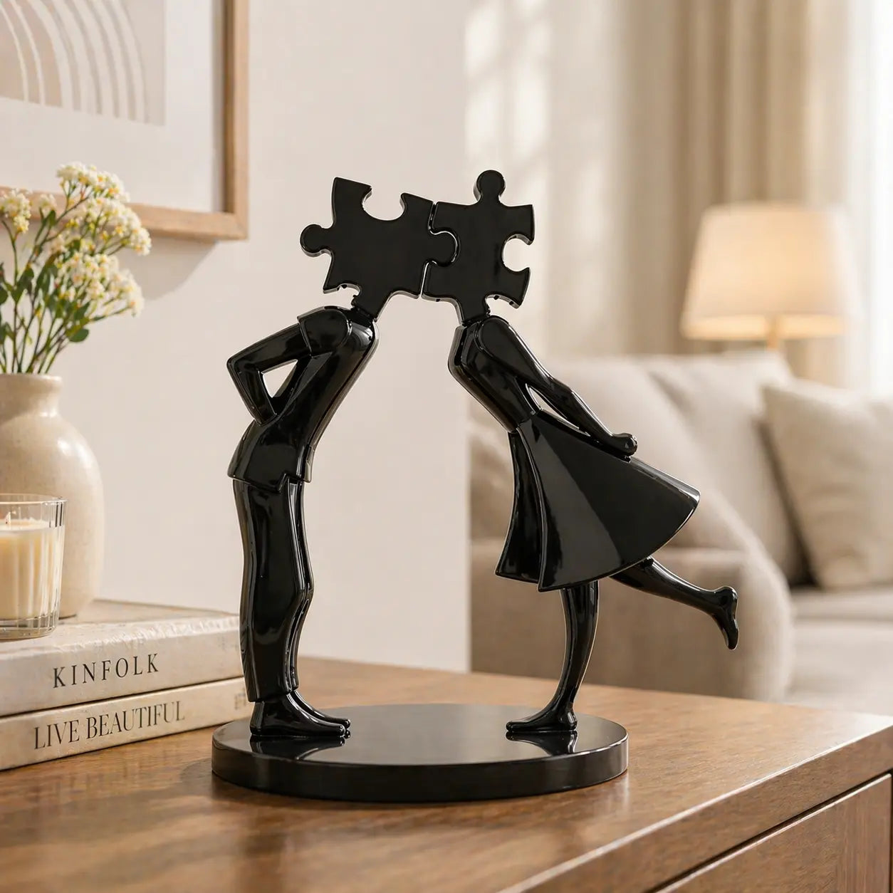 Perfect Fit – The Missing Piece Couple Sculpture